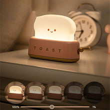 Load image into Gallery viewer, Mini Kawaii Toast Maker LED Study Light