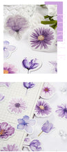 Load image into Gallery viewer, Purple Flower Decorative Stickers