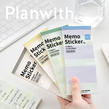 Load image into Gallery viewer, Plan with Memo Sticker Series Memo Pads