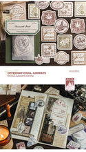 Load image into Gallery viewer, Vintage Style Embossed Series Stickers (6 Designs)
