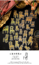 Load image into Gallery viewer, Vintage Style Royal Gold Stickers ( 6 Designs)