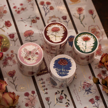 Load image into Gallery viewer, The Rose Poetry Washi Tapes (4 Designs) - Limited Edition