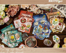 Load image into Gallery viewer, Vintage Style Flower House Stickers