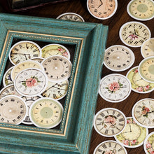 Load image into Gallery viewer, Vintage Series Floral and Clock Stickers