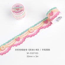 Load image into Gallery viewer, Cream Roll Series Kawaii Masking Tapes