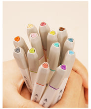 Load image into Gallery viewer, Macaron & Retro Color Dual-sided Highlighter Sets