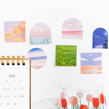 Load image into Gallery viewer, Moonlight Oil Painting Nature Series Stickers