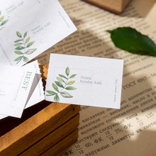 Load image into Gallery viewer, Fresh Floral Letter Series Memo Pads (6 colors)