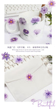 Load image into Gallery viewer, Purple Flower Decorative Stickers