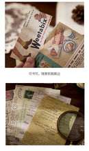Load image into Gallery viewer, Vintage Style Old Letters Krafting Material Paper