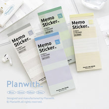 Load image into Gallery viewer, Plan with Memo Sticker Series Memo Pads