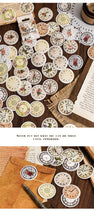 Load image into Gallery viewer, Vintage Series Floral and Clock Stickers