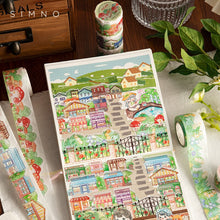 Load image into Gallery viewer, Vintage Style Plant & Nature Washi Tapes