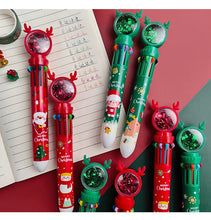Load image into Gallery viewer, Christmas Theme - 10 in 1 Multi-Color Pen (4 Designs)