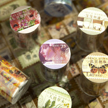 Load image into Gallery viewer, Vintage Style Nature Sticker Rolls