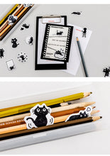 Load image into Gallery viewer, Naughty Black Kitten Stickers