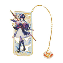 Load image into Gallery viewer, Genshin Impact Metal Bookmark Marks - Limited Edition