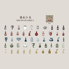 Load image into Gallery viewer, Vintage Style Daily Life Stickers (100 pcs)