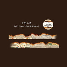 Load image into Gallery viewer, X-Files Vintage Style Mystery Washi Tapes ( 8 Designs)