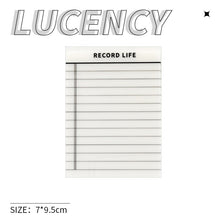 Load image into Gallery viewer, Elegant Transparent Memo Pads