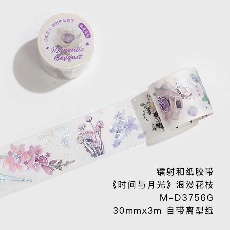 Vintage Floral Pattern Washi Tape Set - Limited Edition – Original Kawaii  Pen