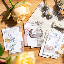 Load image into Gallery viewer, Fresh Floral Letter Series Memo Pads (6 colors)