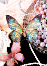 Load image into Gallery viewer, Ice Crystal Butterfly Laser Stickers