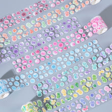 Load image into Gallery viewer, Bubble Tea Colorful Wide Washi Tapes (8 Colors)