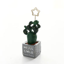 Load image into Gallery viewer, Mini Cactus Memo Pad/ Picture Holders
