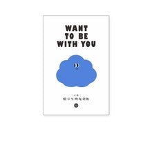 Load image into Gallery viewer, "WANT TO BE WITH YOU" Cute Cartoon Memo Pads ( 6 Designs)