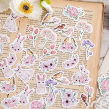 Load image into Gallery viewer, Kawaii Floral & Animal Stickers