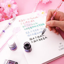 Load image into Gallery viewer, Kawaii Sakura Vintage Style Calligraphy Set (3 pcs)