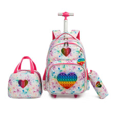 Load image into Gallery viewer, 3 in 1 Colorful Backpack for School