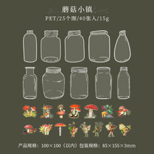 Load image into Gallery viewer, Dreaming Wish Bottle Series Floral Stickers (8 Designs)