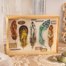 Load image into Gallery viewer, Glistening Feather Large Stickers - Limited Edition