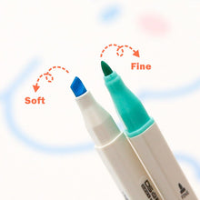 Load image into Gallery viewer, Macaron & Retro Color Dual-sided Highlighter Sets