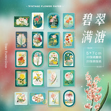 Load image into Gallery viewer, Vintage Style Flower House Stickers