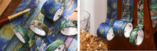 Load image into Gallery viewer, Van Gogh & Milky Way Design Washi Tape Sets