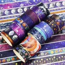 Load image into Gallery viewer, The Universe Space Washi Tape Set (19 pcs)