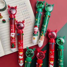 Load image into Gallery viewer, Christmas Theme - 10 in 1 Multi-Color Pen (4 Designs)