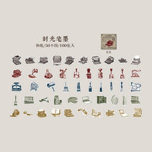 Load image into Gallery viewer, Vintage Style Daily Life Stickers (100 pcs)