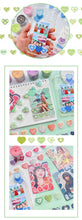 Load image into Gallery viewer, Colorful Beating Hearts Sticker Rolls