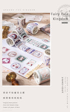Load image into Gallery viewer, Vintage Style the Fairy Kingdom Masking Washi Tapes (6 Designs)