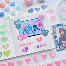 Load image into Gallery viewer, Colorful Beating Hearts Sticker Rolls