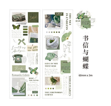 Load image into Gallery viewer, Vintage Style Butterfly  Series Transparent Washi Tapes