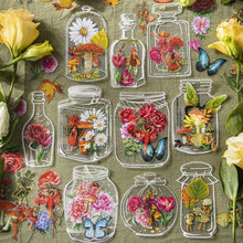 Load image into Gallery viewer, Dreaming Wish Bottle Series Floral Stickers (8 Designs)