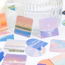 Load image into Gallery viewer, Moonlight Oil Painting Nature Series Stickers
