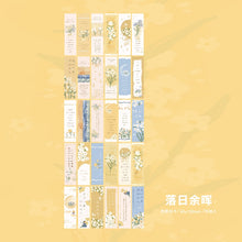 Load image into Gallery viewer, Summer Poetry Series Floral Bookmark Sets ( 30 pcs a set)