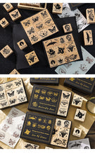Load image into Gallery viewer, Butterfly & Sea of Stars Rubber Stamp Sets