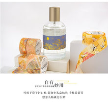 Load image into Gallery viewer, Japanese Gold Foiled Floral Season Washi Tape Sets